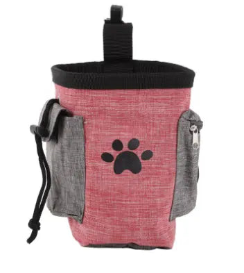 Pet Treat Bag with Waste Bag Holder