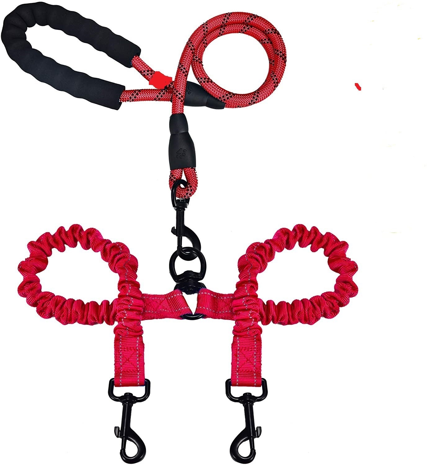 Padded Rope Leash With Double Leash Attachment