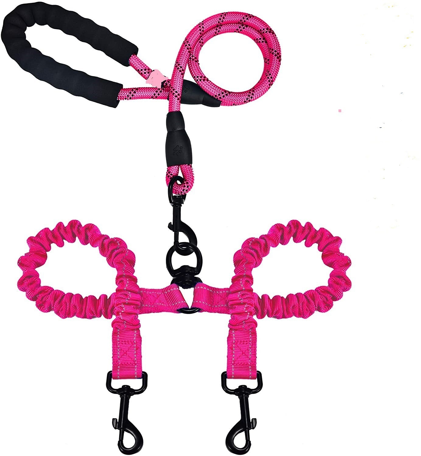 Padded Rope Leash With Double Leash Attachment