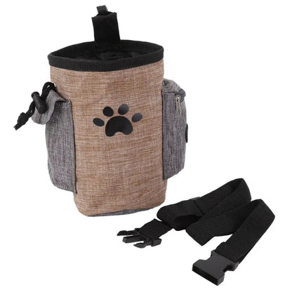 Pet Treat Bag with Waste Bag Holder