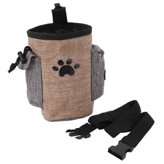 Pet Treat Bag with Waste Bag Holder