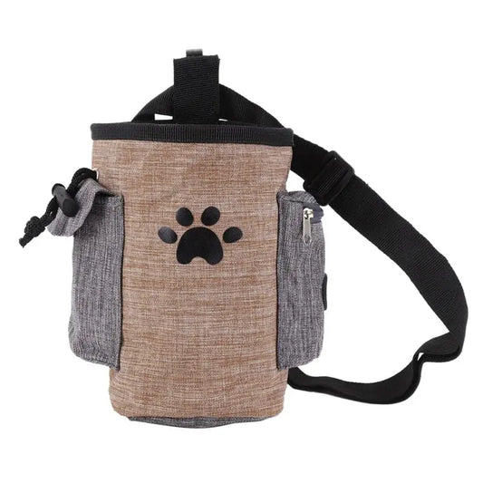 Pet Treat Bag with Waste Bag Holder