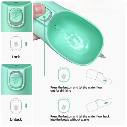 Portable 3-1 Dog Water Bottle