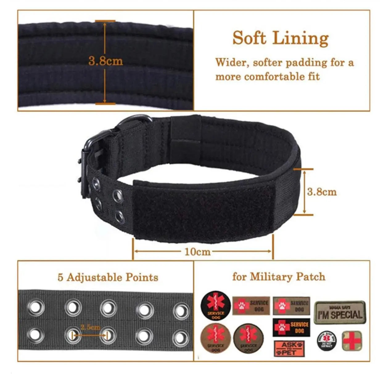Adjustable Buckle-Up Collar