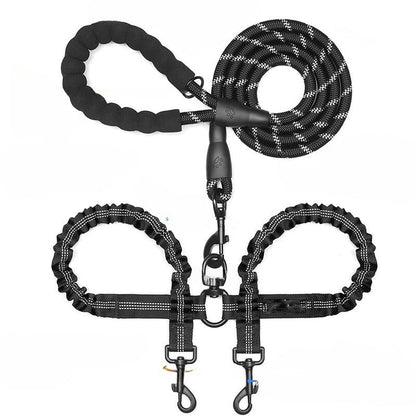 Padded Rope Leash With Double Leash Attachment